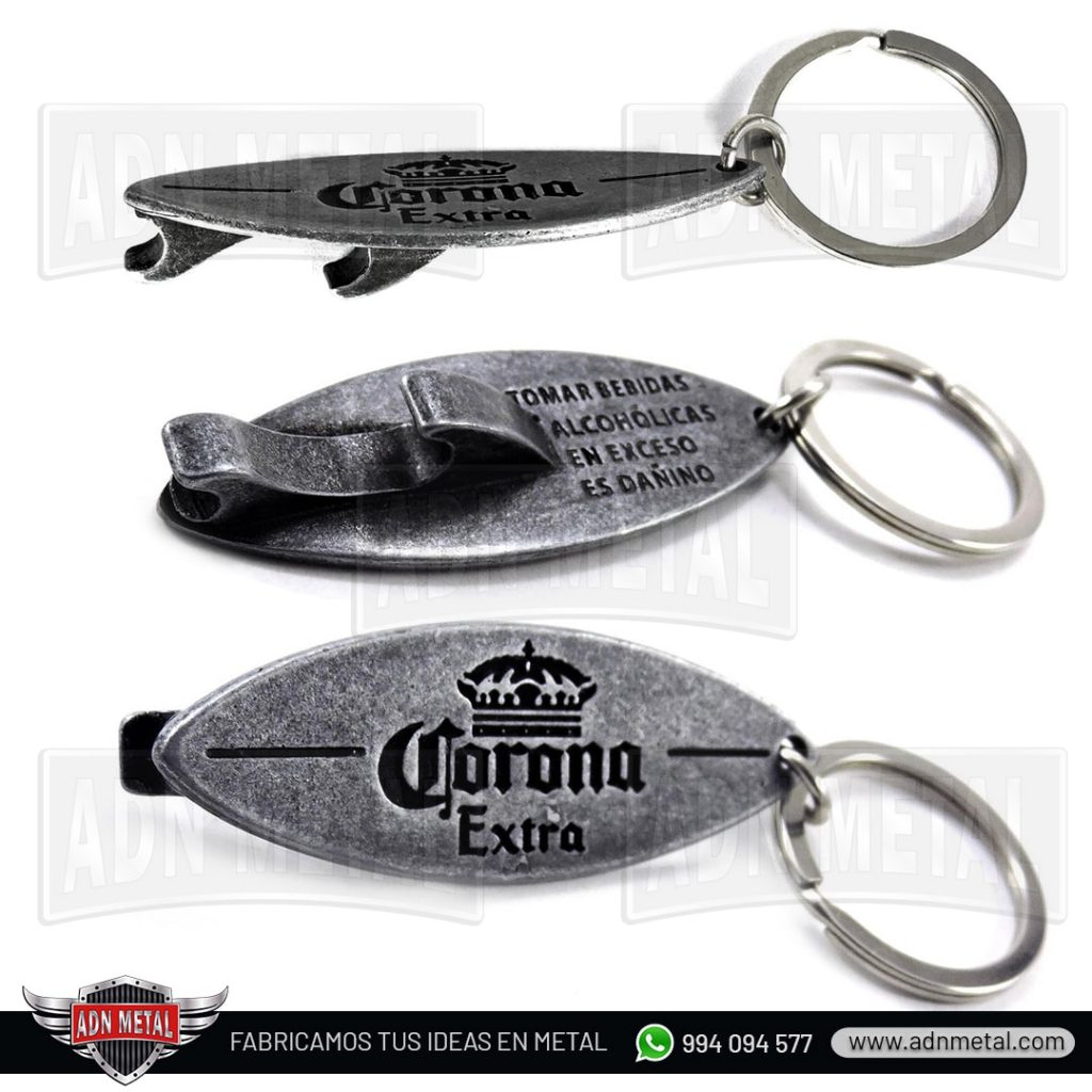 Llavero metálico Destapador Tabla Surf ADN Metal